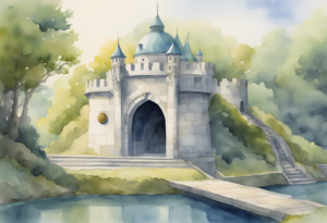 A sturdy fort to symbolize defensive investments